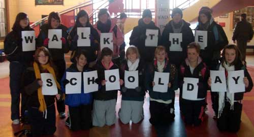 2010-2011 Transition Year Group Walking the School Day
