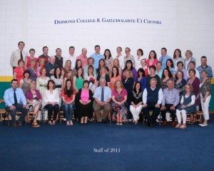 Desmond College and Gaelcholaiste Ui Chonba Staff : 2010-2011
