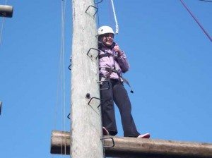 2010-2011 Transition Year : Rachel climbing New Heights in Killaloe