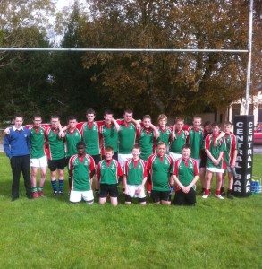 2011-2012 Desmond College Rugby U16 : 1st match of the year