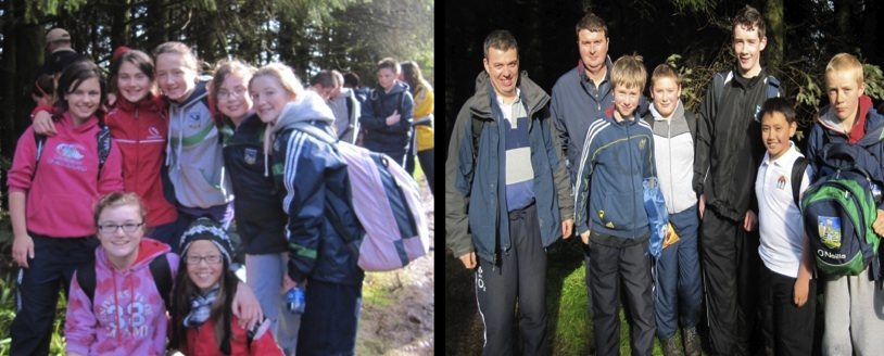 Ballyhoura Trail : Desmond College Students and Teachers on 15-mile hike