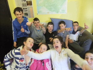 Fun on the Desmond College First Year Trip to the Burren