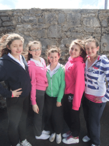 Group of Desmond College First Year Students on Trip to Burren