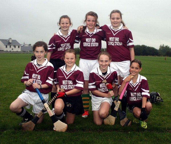 Killoughteen Camogie Team runners up in the Desmond College Primary Schools Camogie Blitz 