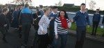 Teachers supporting the TY students by participating in the siege of ennis at desmond college december 2013