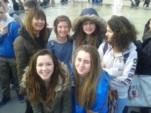 Students from Desmond College enjoying School Trip 2014