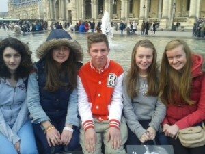 Newcastle West Students in Paris 2014