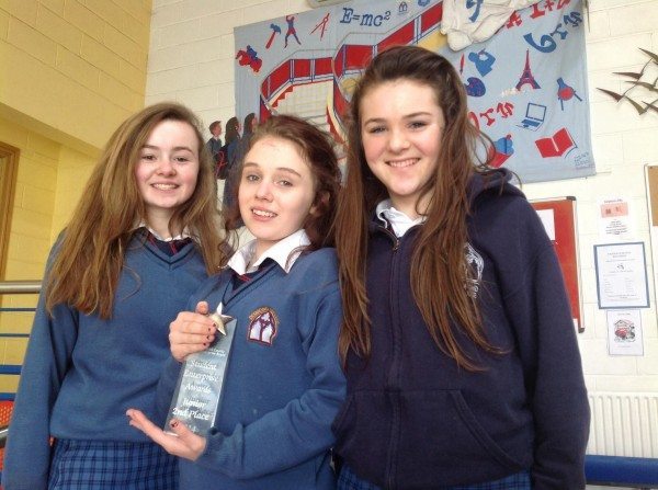 2nd place in the junior section of the student enterprise awards for their project direct eyedropper