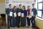 Desmond College 3rd year and 5th year awards