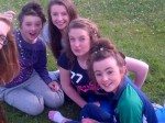 Students from Desmond College having fun on their Trip to the Burren 2014