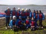 Desmond College students going kayaking in the Burren 2014