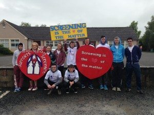 Desmond College Students ready to go! For the Newcastlwest CRY Walk/Run May 2014