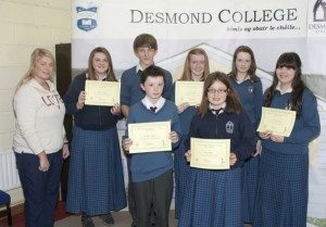 Desmond College Students Awards 2014 : 1st year and 2nd years