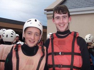 Desmond College TY Students 2014 2015 on their trip to Achill