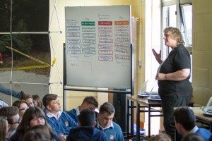 Desmond College Students participating in Forensic Science Day