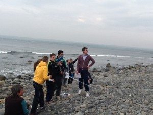 2014-2015 Leaving Certificate Students on their Geography Trip