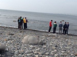 Desmond College Leaving Certificate Students on Geography Trip September 2014