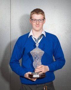 Fuair Dalta de Gaelcholáiste Uí Chonba gradam