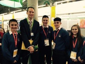 Desmond College Students Enjoying the BT Young Scientist at the RDS with RTE