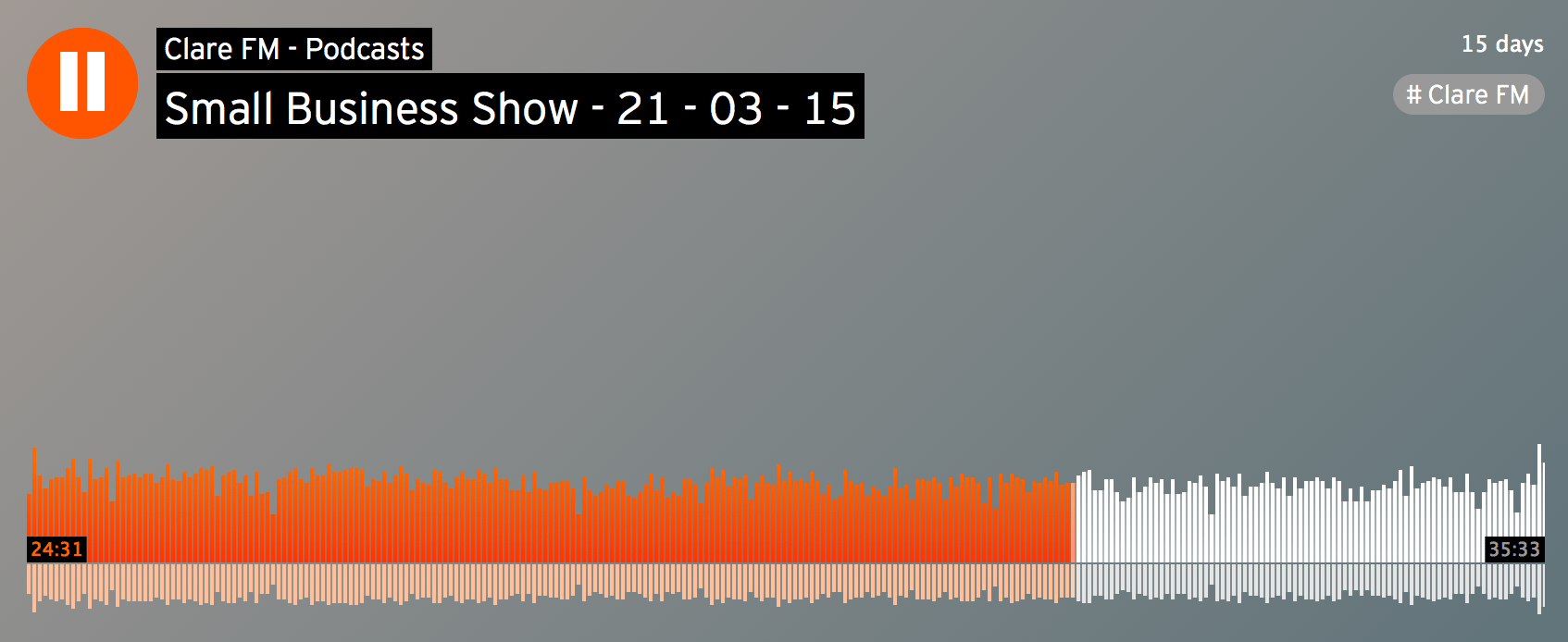 External Link: SoundCloud Clare FM