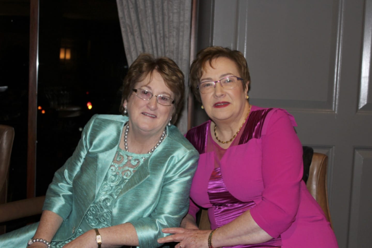 Feb 2017: Bernie Flynn and Carmel Harnett pictured recently at their Retirement Party in the Devon Inn